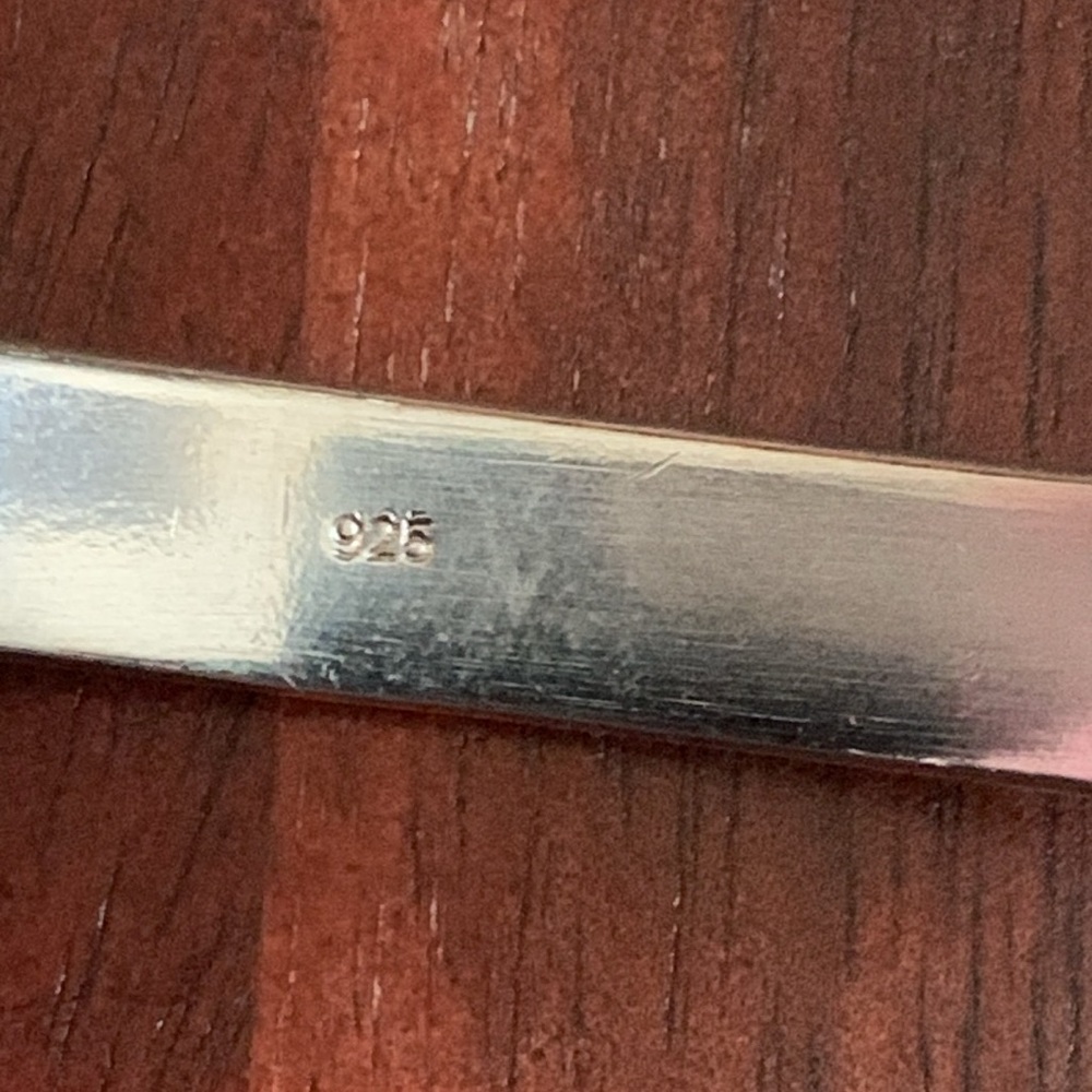 925 Silver Adjustable Cuff - image 5